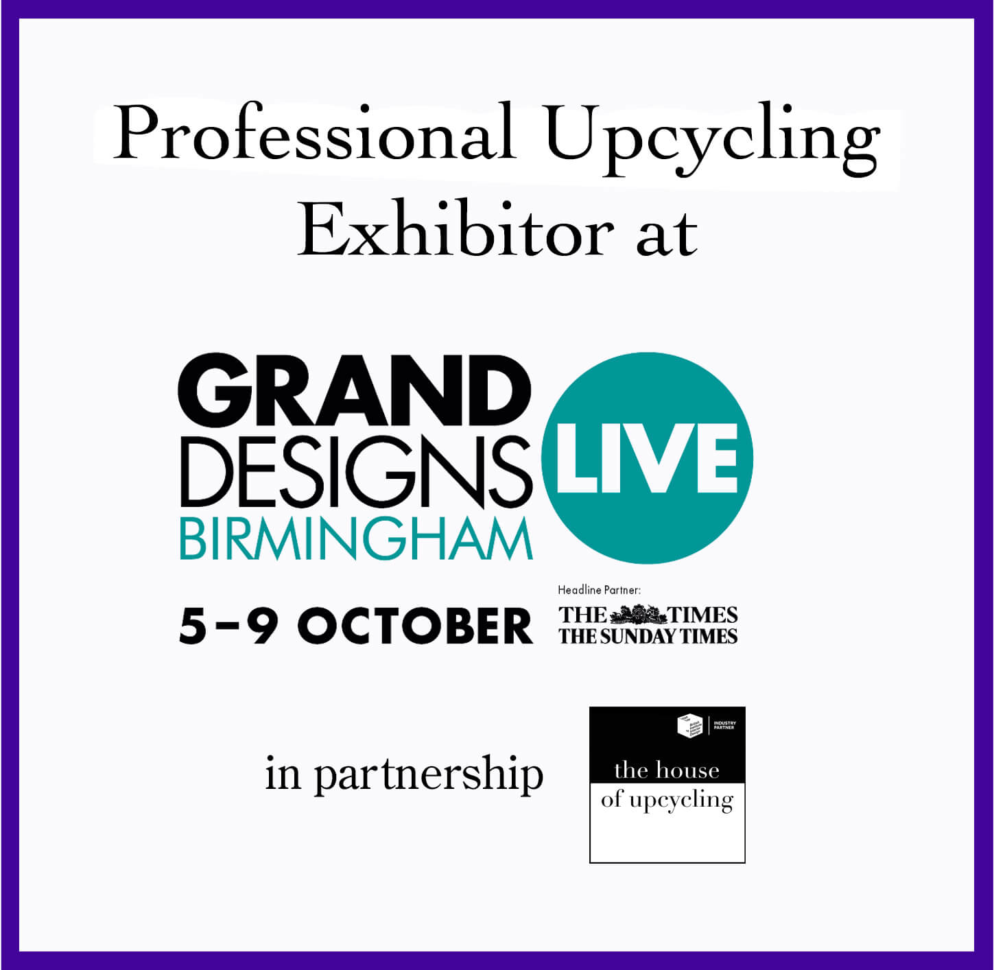 Grand Designs NEC October 2022