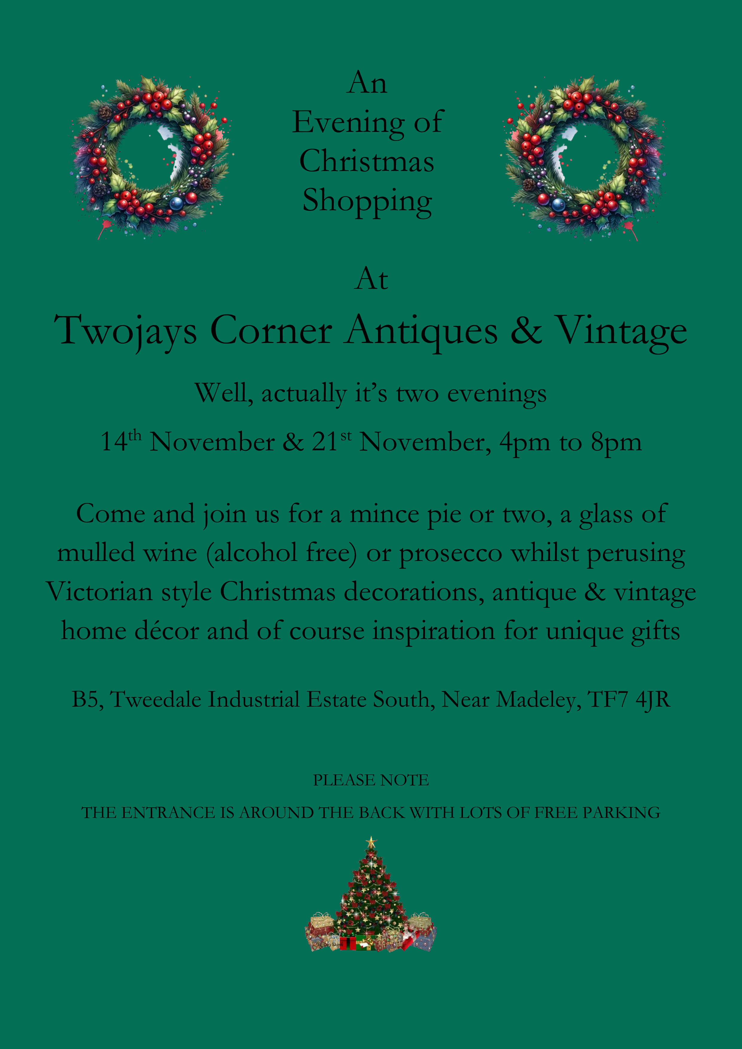 Christmas Shopping Poster