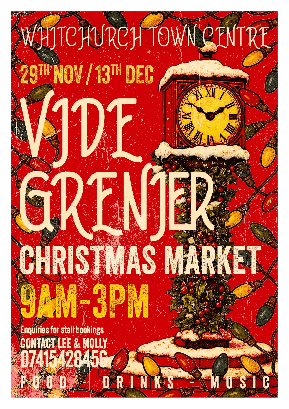 French Vide Grenier Christmas
                                      Market 2025 Poster
