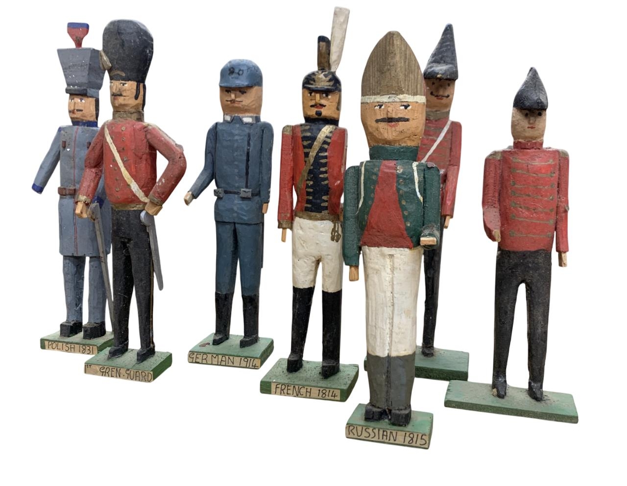 Folk Art Soldiers, Early 20thC